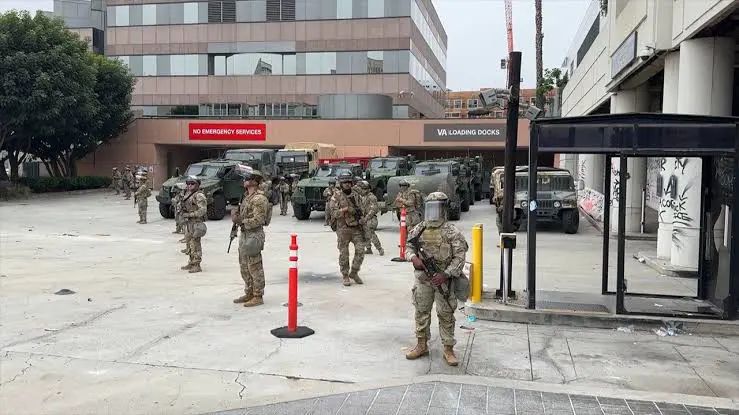 Trump, sınır protestosuna Ulusal Muhafızları gönderdi