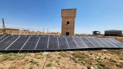 Li 3 gundên Qamişlo wê bîrên avê bi enerjiya rojê avê bikişînin