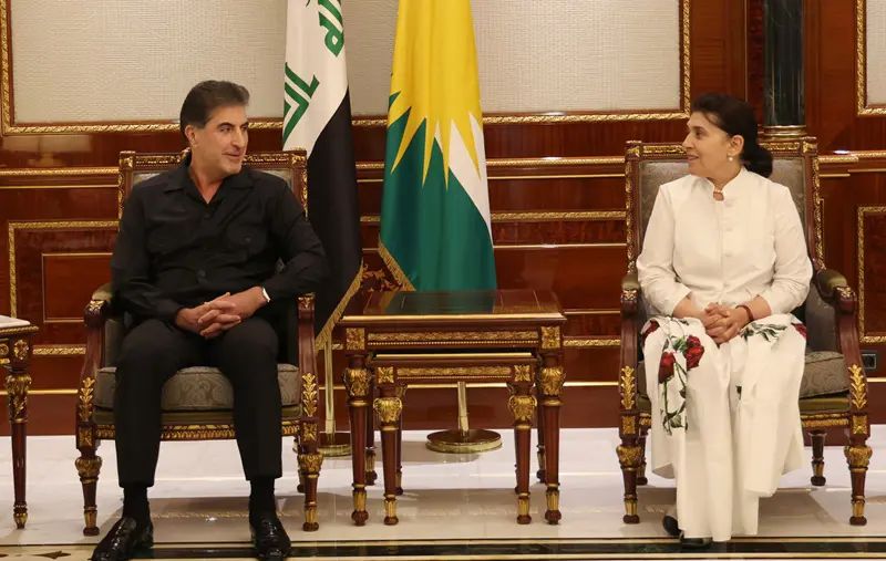 سەرۆکی ھەرێمی کوردستان ستایشى ههنگاوهكانى پرۆسهى ئاشتى کرد