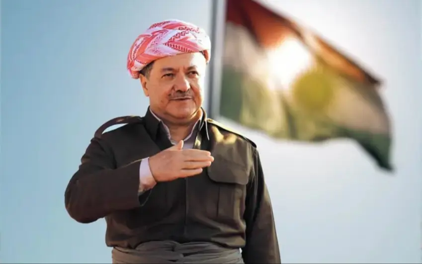 Mesûd Barzanî pîrozbahî li Elî Tatar û Guhdar Şêxo kir