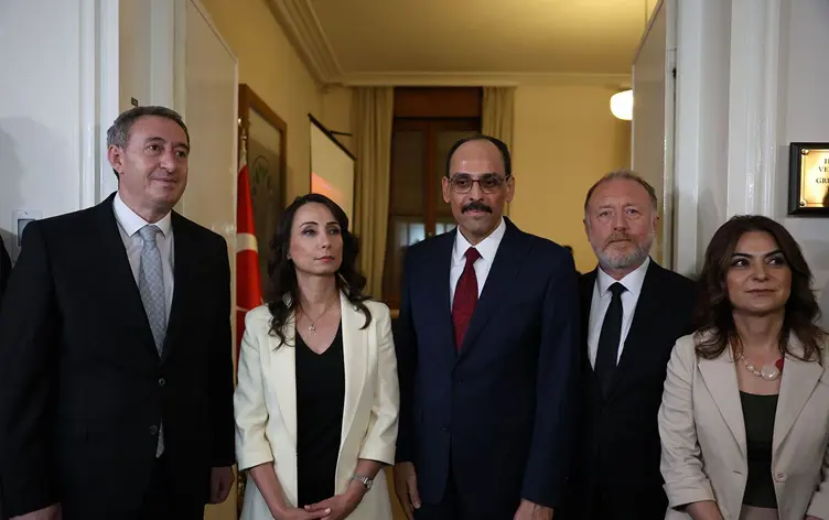 İbrahim Kalın, DEM Parti ile görüştü