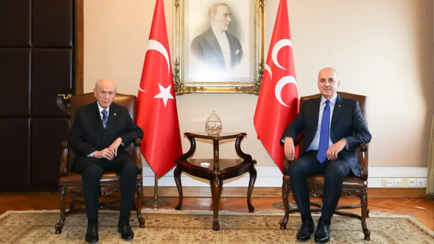 Numan Kurtulmuş, Devlet Bahçeli'yi ziyaret etti