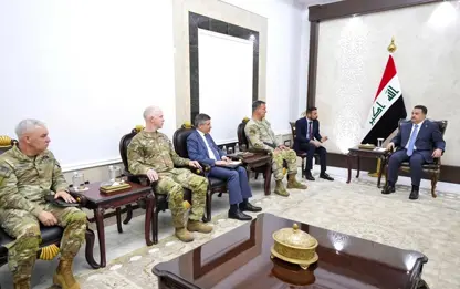 Serokwezîrê Iraqê bi fermandarê giştî yê CENTCOMê re civiya