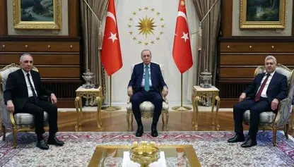 Erdoğan, Azerbaycan Başsavcısı Kamran Aliyev ile bir araya geldi