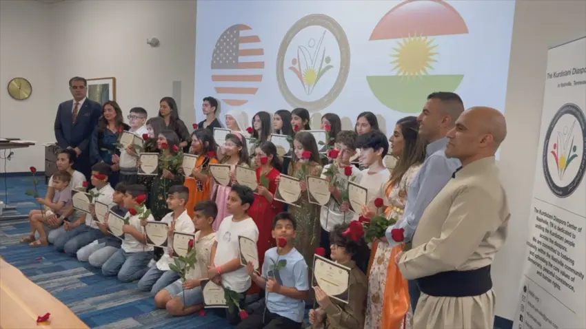 ABD'de Kürtçe kursunu tamamlayan 64 öğrenciye sertifika verildi