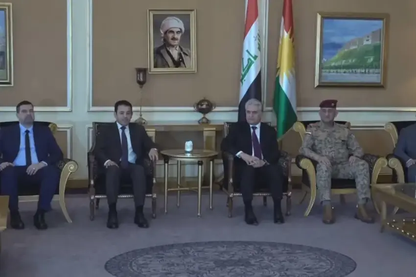 Irak Ulusal Güvenlik Danışmanı Araci Erbil'de