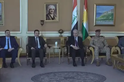 Irak Ulusal Güvenlik Danışmanı Araci Erbil'de