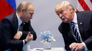 Axaftina navbera Donald Trump û Vladimir Putin qediya