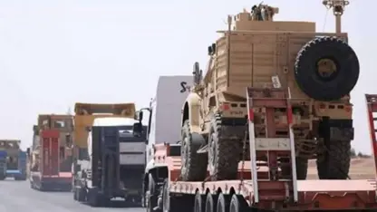 Koalîsyona Navneteweyî karwanekî din ê lojîstîka leşkerî şand Rojavayê Kurdistanê 