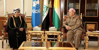 Mesud Barzani ve UNAMI Başkanı bir araya geldi