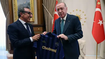 Erdogan bi karsazê Kurd ê li Amerîkayê Hamdî Ulukaya re civiya
