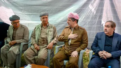 Mesrûr Barzanî beşdarî şîna Mihsin Amêdî bû