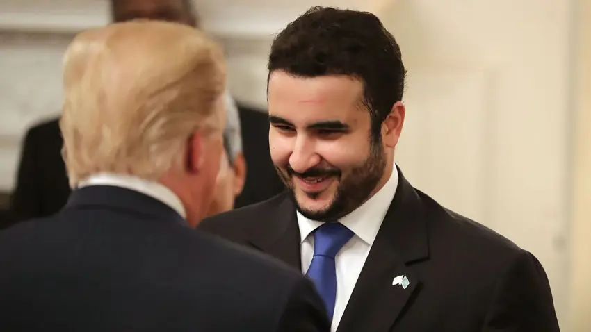 وەزیری بەرگری سەعوودیە بەنهێنی چاوی بە ترامپ کەوت
