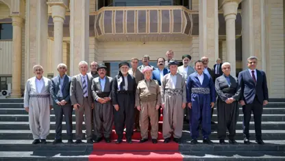 سەرۆك بارزانی پێشوازی لە ئەنجوومەنی پشتیوانی پارێزگای هەڵەبجە کرد