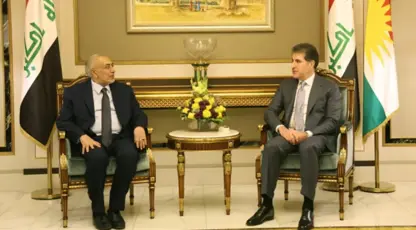Nêçîrvan Barzanî bi Serokê Parlamentoya Iraqê re civiya