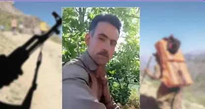 Îranê li kolberekî Kurd xist û ew giran birîndar kir