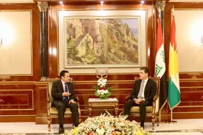 Neçirvan Barzani, Irak Ulusal Güvenlik Danışmanı Araci'yi kabul etti