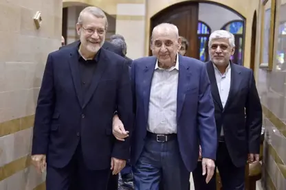 لاریجانی گەیشتە بەیروت