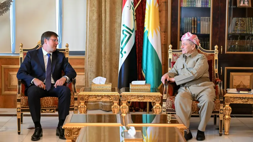 Başkan Mesud Barzani Rus Başkonsolosu kabul etti 