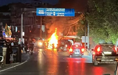 ئیسرائیل ئۆتۆمبێلێک بە ئامانج گرت