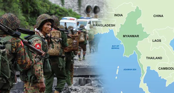 Artêşa Myanmarê di êrîşên hewayî de 21 sîvîlên xwe kuşt