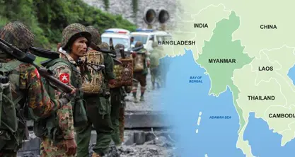 Artêşa Myanmarê di êrîşên hewayî de 21 sîvîlên xwe kuşt