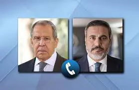 Hakan fidan di rêya telefonê de bi Sergey Lavrov re axifî