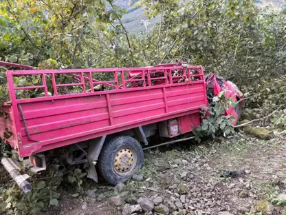 Kamyoneta ku karkerên bibdeqan hildigirt di helan de çû jêr: 4 kes mirin