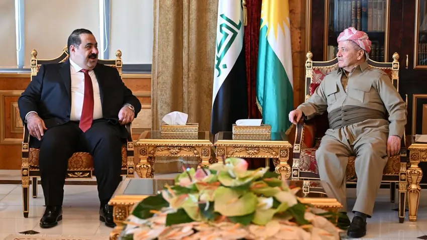 Mesud Barzani ve Musenna Samarrayi Irak'taki siyasi süreci görüştü