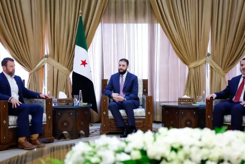 Ahmed Şara, ABD Kongre Heyetini Şam’da Kabul Etti