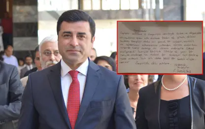 Demirtaş'tan 'yeni bir sayfa' mesajı
