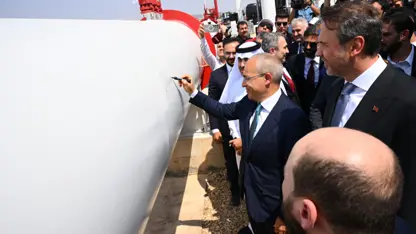 Türkiye'den Suriye'ye ilk doğal gaz akışı başladı