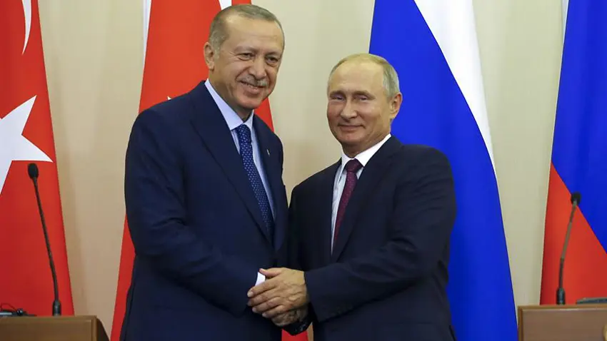 Erdogan û Pûtîn li ser şerê Ukraynayê û Lûtkeya Alaskayê axivîn