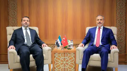 Hakan Fidan ve Suriyeli mevkidaşı bir araya geldi