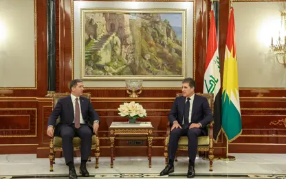 Neçirvan Barzani, AK Parti heyetini kabul etti: Barış süreci de konuşuldu 