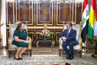 Mesrur Barzani, ABD’nin Yeni Erbil Başkonsolosu Green’i Kabul Etti