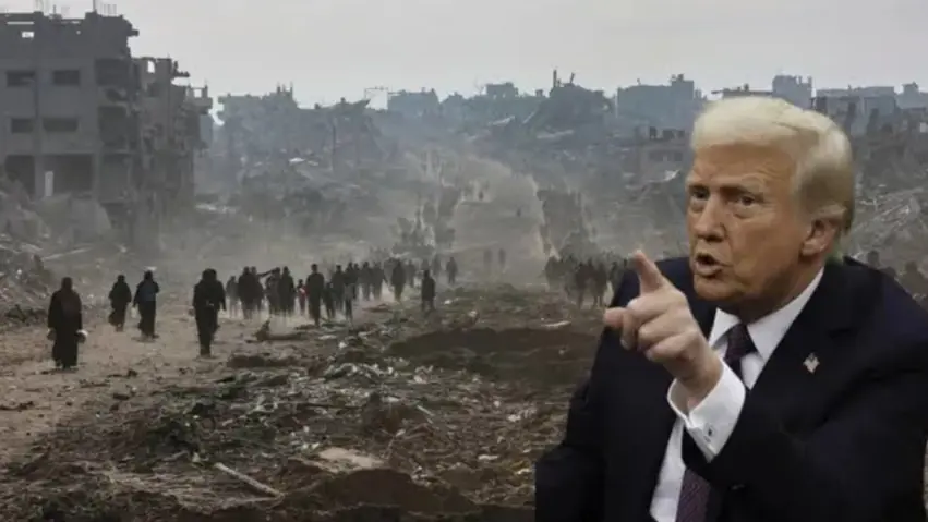 Plana Trump a Xezzeyê sirgûnkirina Filistîniyan bo welatên din dihewîne