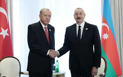 Erdoğan Azerbaycan Cumhurbaşkanı Aliyev ile görüştü