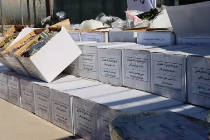 Li Hewlêrê zêdetirî nîv ton madeyên hişbir hatin şewitandin