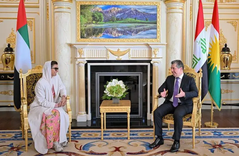سەرۆکی حکوومەت پێشوازی لە شاندێکی ئیماراتی کرد