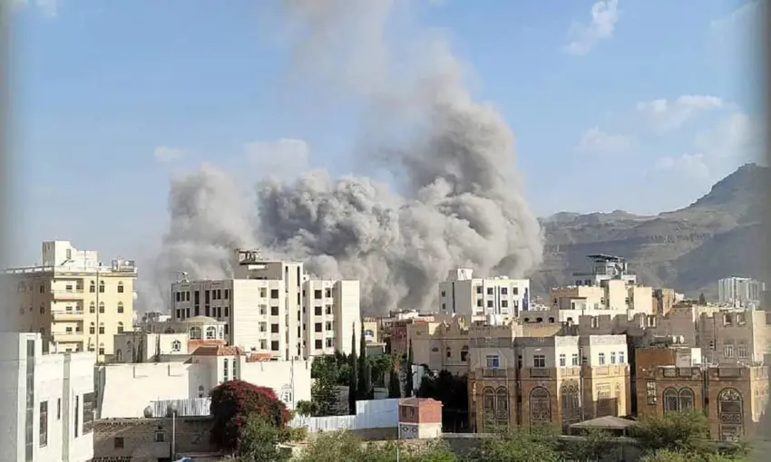 Artêşa Îsraîlê ji hewa de êrîşê bajarê Sana ya Yemenê kir