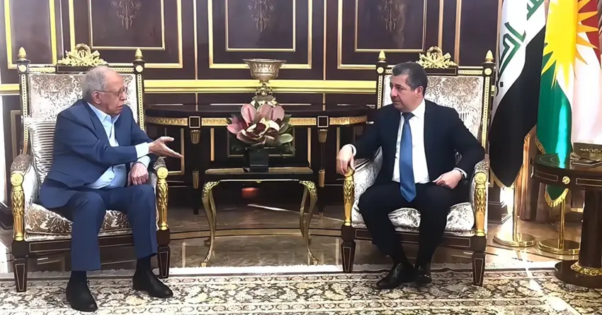Mesrûr Barzanî bi Fexrî Kerîm re pirsgirêkên navbera Bexda-Hewlêrê gotûbêj kir