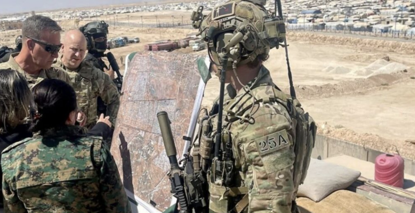 Rojava | CENTCOM Komutanından Hol Kampı’na ziyaret