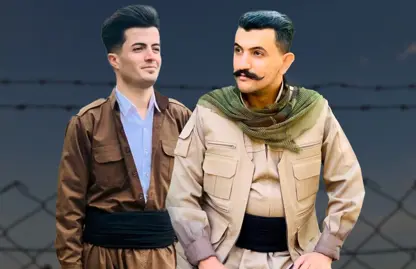Hengaw: Îranê, Hoşyar Şabani û Omid Ahmedpûr ên Kurd girtin û kes ciyê wan nizane