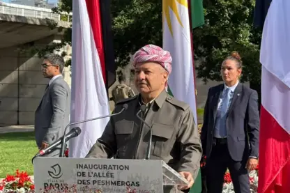 Serok Barzanî li Parîsê: Kurdistan wê her dem wargeha pêkvejiyanê û demokrasiyê be