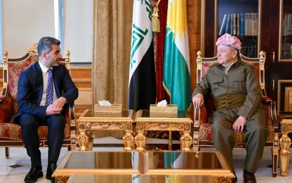 Mesud Barzani Amedspor heyetini kabul etti