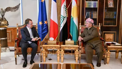 Mesud Barzani ve Fransa'nın Bağdat Büyükelçisi görüştü