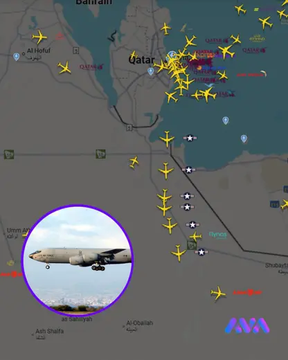 بەپەلە   ...   شەش فڕۆکەی پڕکردنەوەی سووتەمەنی فڕۆکە جەنگییەکانی ئەمریکا بەرەو شوێنی نادیار فڕین