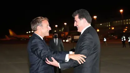 Elysee Sarayı: Macron ve Neçirvan Barzani Suriye’deki gerilime derhal son verilmesi çağrısı yaptı