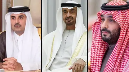 Katar Emiri, BAE Devlet Başkanı ve Suudi Arabistan Veliaht Prensi ile görüştü